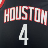 2023/24 Rockets GREEN #4 Black NBA Jerseys