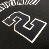 Spurs LEONARD #2 Black Retro NBA Jerseys