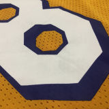 BRYANT # 8 Lakers Yellow Mitchell Ness Retro Jerseys