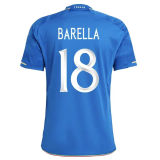 2023/24 Italy Home Blue Player Version Soccer Jersey