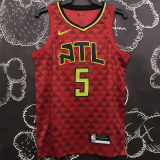 Hawks MURRAY #5 Red NBA Jersey