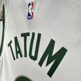 2023/24 Celtics TATUM #0 White City Edition NBA Jerseys