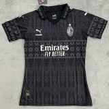 2023/24 AC Milan x PUMA x Pleasures 4Th Black Women Soccer Jersey 女