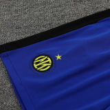 2024 In Milan Blue Short Training Jersey(A Set)