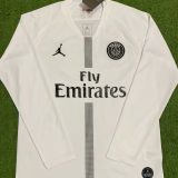 2018/19 PSG JD White Long Sleeve Soccer Jersey