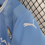 J. ALVAREZ #19 Man City 1:1 Home Blue Fans Jersey 2023/24 (UCL Font)