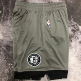 Nets Grey NBA Pants