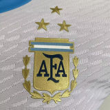 2023 Argentina White Special Edition Player Version Jersey (Have Number 10)