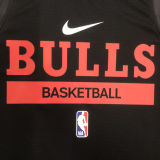 2023/24 Bulls Black Training Tank Top NBA Jerseys