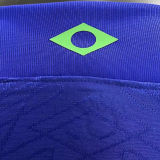 2022/23 Brazil Away Blue Player Version Jersey