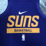 2023/24 Suns Purple Training Tank Top NBA Jerseys