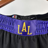 2023/24 Lakers Black NBA Cotton Pants