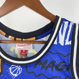 1994/95 Hawks HARDWAY #1 Blue Retro NBA Jerseys 热压