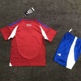 2024/25 Chile Home Red Kids Soccer Jersey