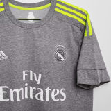 2015/16 RM Away Grey Retro Soccer Jersey