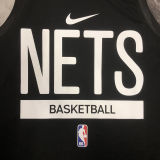 2023/24 Nets Black Training Tank Top NBA Jerseys
