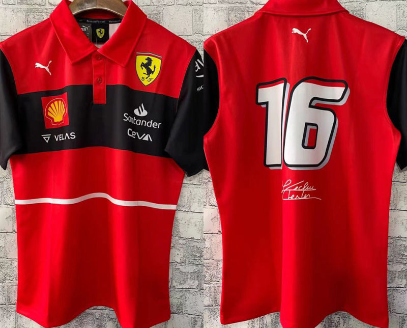 2022 Ferrari F1 Charles Leclerc #16 POLO Team T-Shirt