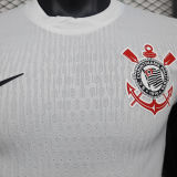 2024/25 Corinthians Home White Player Version Soccer Jersey