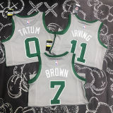 Celtics TATUM #0 Grey NBA Jerseys