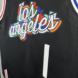 2023/24 Clippers HARDEN #1 Black NBA Jerseys