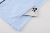 2024 Man City Blue Gray Hoody Zipper Jacket Tracksuit