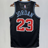 2023/24 Bulls JORDAN #23 Black City Edition NBA Jerseys 热压