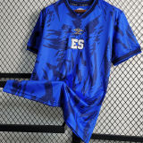 2023/24 EL Salvador Home Blue Fans Soccer Jersey 萨尔瓦多
