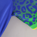 NEYMAR JR #10 Brazil Away Blue Fans Jersey 2022/23