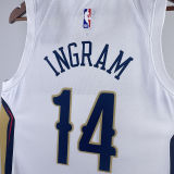 2023/24 Pelicans INGRAM #14 White NBA Jerseys