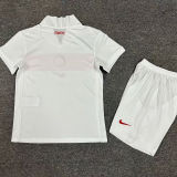 2024/25 Turkey Home White Kids Soccer Jersey