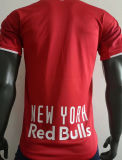 2022 New York Red Bulls Home Red Player Version Jersey纽约红牛