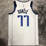 2023/24 Mavericks DONCIC #77 White NBA Jerseys
