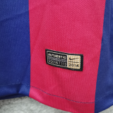 MESSI #10 BA Home Retro Soccer Jersey 2014/15 带旧款欧冠章+公平条