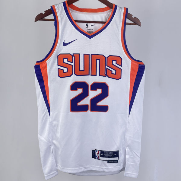 2023/24 Suns AYTON #22 White NBA Jerseys