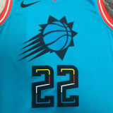 2023/24 Suns AYTON #22 Wathet City Edition NBA Jerseys