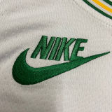 Rockets GREEN #4 White Retro NBA Jerseys