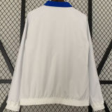 2024 Italy Blue White Reversible Windbreaker 双面