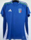 CHIESA #14 Italy 1:1 Quality Home Blue Fans Jersey 2024/25