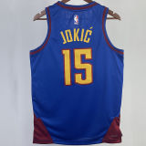 2023/24 Nuggets JOKIC #15 Blue NBA Jerseys