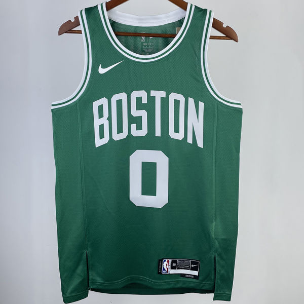 2023/24 Celtics TATUM #0 Green NBA Jerseys 热压