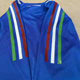 2024 Italy Home Blue Player Version Long Sleeve Jersey