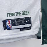 2023/24 Bucks MIDDLETON #22 White NBA Jerseys