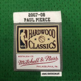 2007/08 Celtics PIERCE #34 Retro Green NBA Jerseys热压