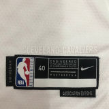 Cleveland JAMES #23 White NBA Jerseys