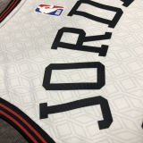 Bulls JORDAN #23 White City Edition NBA Jerseys