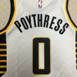 Walker POYTHRESS #0 White Home NBA Jerseys
