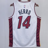 2023/24 Miami Heat HERRO #14 White NBA Jerseys