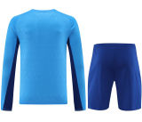 2023/24 RM Goalkeeper Blue Long Sleeve Soccer Jersey(A Set)