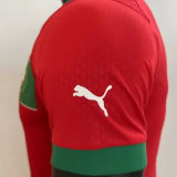 2022/23 Morocco Home Red Player Version Jersey