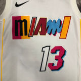 2023 Miami Heat ADEBAYO #13 White City Edition NBA Jerseys